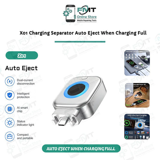 Type-C Auto Power Cutoff Charge Separator Protector Supports Up to 140W Charging