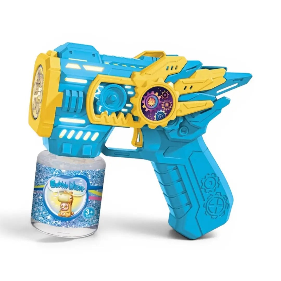 Kids Electric Gear Bubble Gun Toy Automatic
