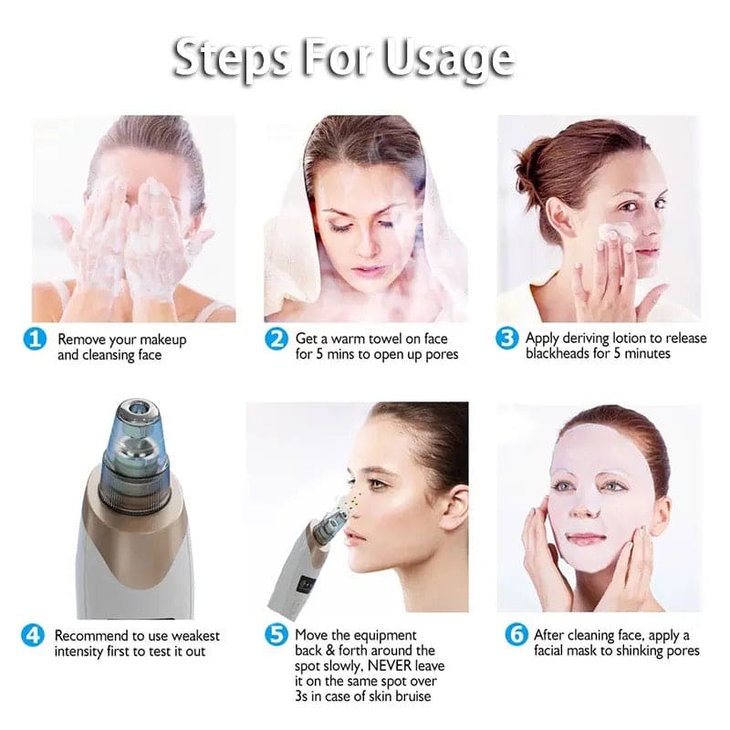 Electric Blackhead Remover, Vacuum Acne Cleane