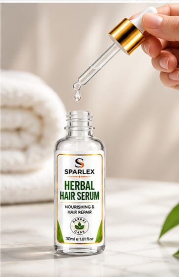 SPARLEX Herbal Hair Treatment Set | Shampoo + Hair Oil + Hair Serum